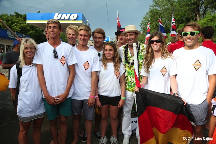 Inauguración del Campeonato Internacional Junior de Surf 2013