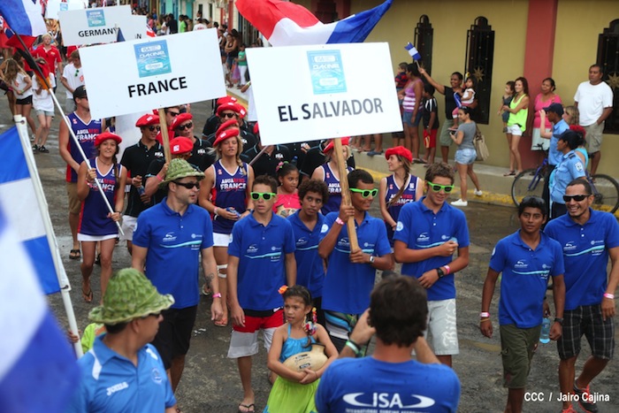 Inauguración del Campeonato Internacional Junior de Surf 2013
