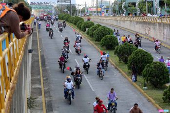 Daniel, Rosario y la Familia Sandinista reeditan el Repliegue Táctico a Masaya