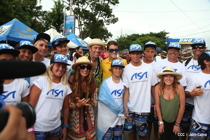 Inauguración del Campeonato Internacional Junior de Surf 2013