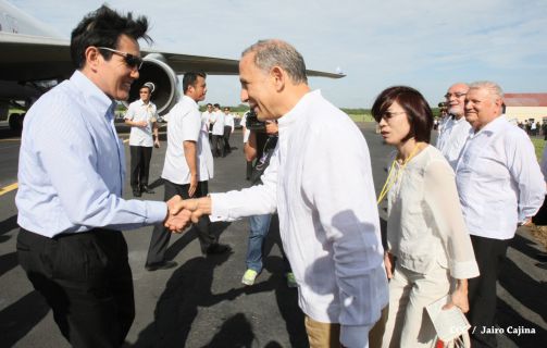 Presidente Ma Ying-jeou de China-Taiwán inicia visita oficial a Nicaragua