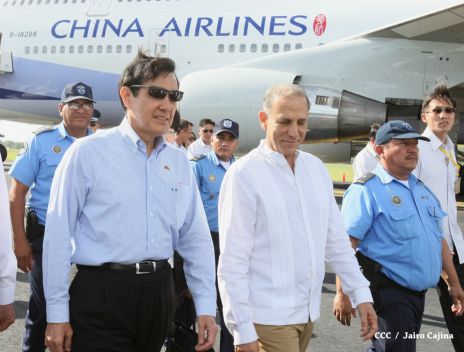Presidente Ma Ying-jeou de China-Taiwán inicia visita oficial a Nicaragua