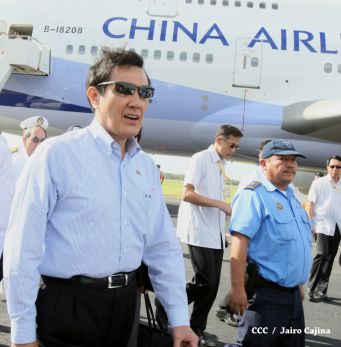 Presidente Ma Ying-jeou de China-Taiwán inicia visita oficial a Nicaragua
