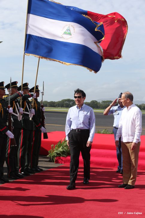 Presidente Ma Ying-jeou de China-Taiwán inicia visita oficial a Nicaragua
