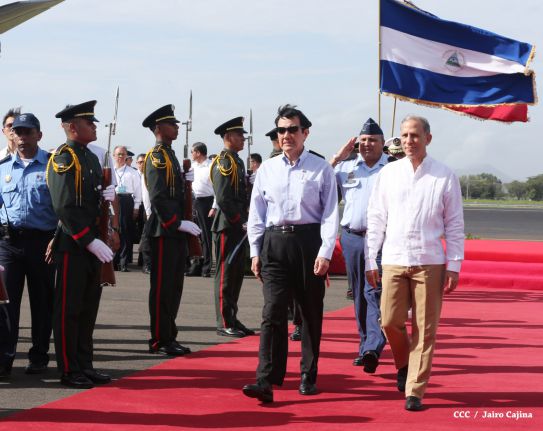 Presidente Ma Ying-jeou de China-Taiwán inicia visita oficial a Nicaragua