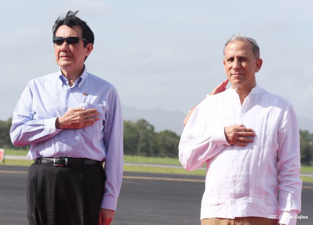 Presidente Ma Ying-jeou de China-Taiwán inicia visita oficial a Nicaragua