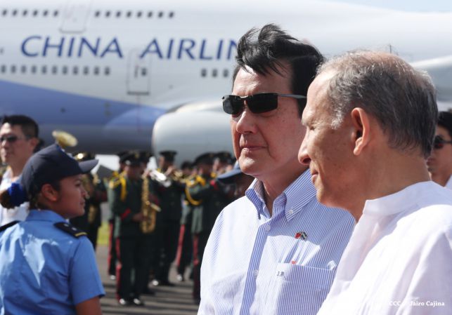 Presidente Ma Ying-jeou de China-Taiwán inicia visita oficial a Nicaragua
