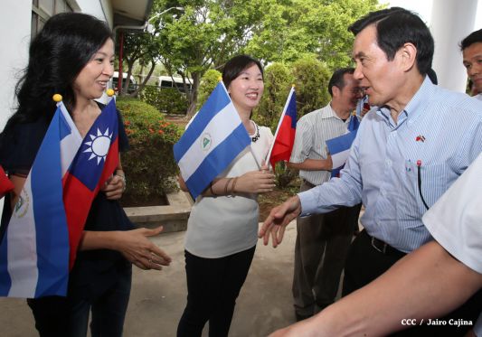 Presidente Ma Ying-jeou de China-Taiwán inicia visita oficial a Nicaragua
