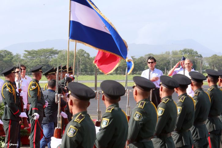 Presidente Ma Ying-jeou visita Empresa de Zona Franca Alpha Textil Nicaragua S.A.