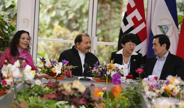 Daniel y Rosario reciben al presidente de China-Taiwán Ma Ying-jeou