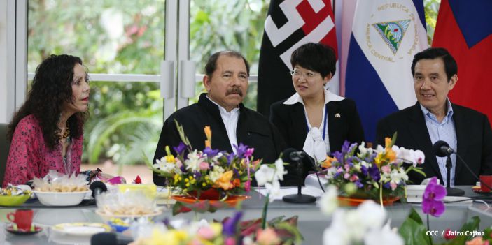 Daniel y Rosario reciben al presidente de China-Taiwán Ma Ying-jeou