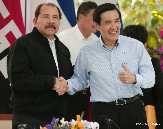 Daniel y Rosario reciben al presidente de China-Taiwán Ma Ying-jeou