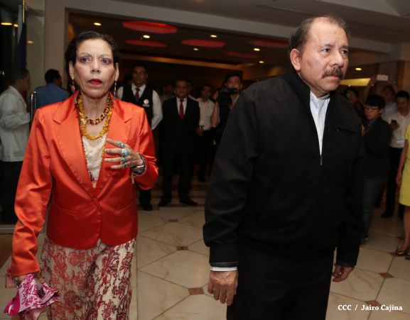 Presidente Daniel y Compañera Rosario asisten a cena con el presidente de Taiwán Ma Ying-jeou