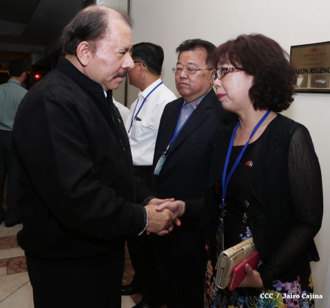 Presidente Daniel y Compañera Rosario asisten a cena con el presidente de Taiwán Ma Ying-jeou