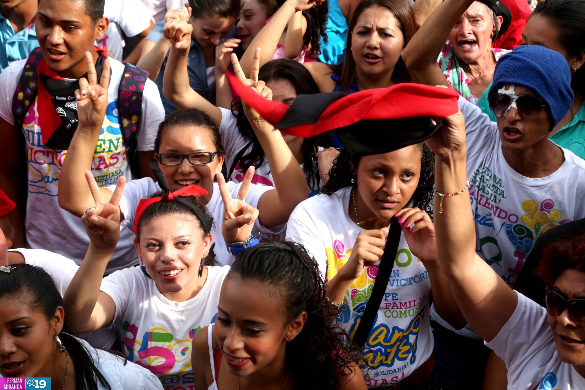 Mar de gente inunda calles de Estelí celebrando 36 años de liberación y victorias