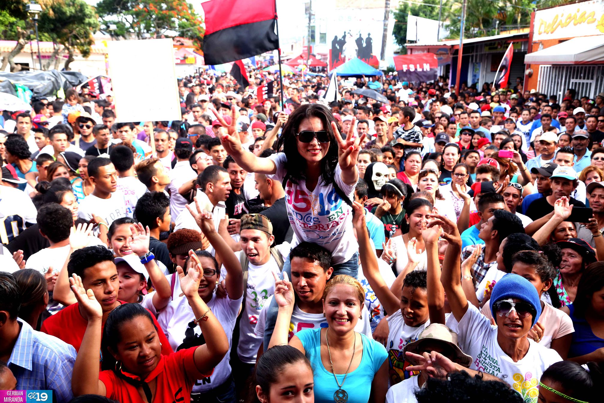 Mar de gente inunda calles de Estelí celebrando 36 años de liberación y victorias