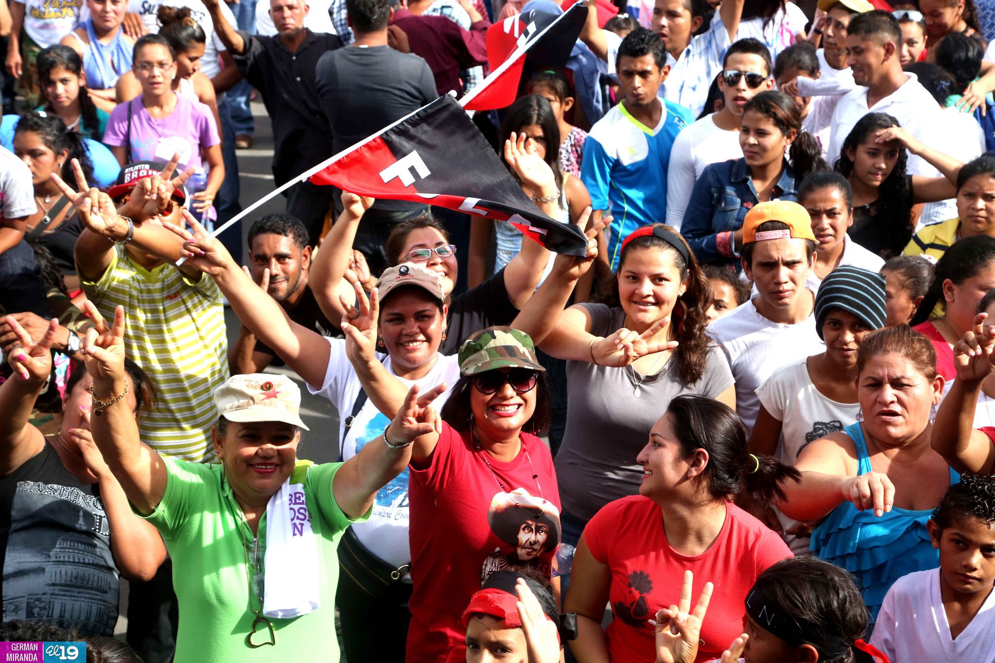 Mar de gente inunda calles de Estelí celebrando 36 años de liberación y victorias