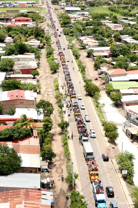 Derroche de alegría en caravanas de Boaco, Chontales y Estelí!
