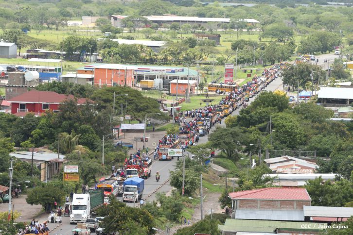 Derroche de alegría en caravanas de Boaco, Chontales y Estelí!