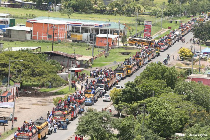 Derroche de alegría en caravanas de Boaco, Chontales y Estelí!