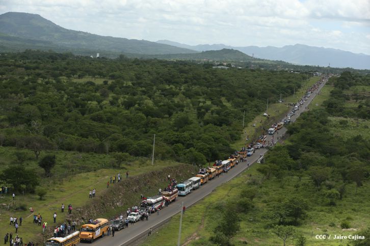 Derroche de alegría en caravanas de Boaco, Chontales y Estelí!