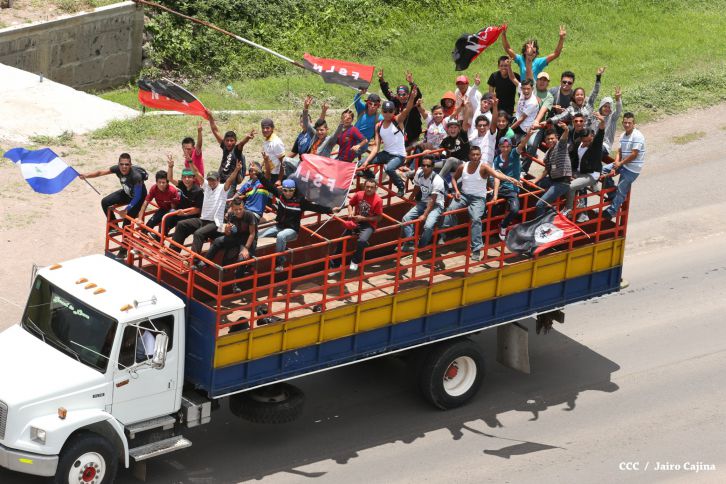 Derroche de alegría en caravanas de Boaco, Chontales y Estelí!