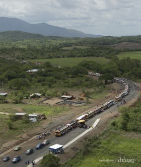 Caravanas de todo el país entran a Managua! Viva el 36/19!