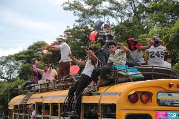 Caravanas del Norte del país entran a Managua