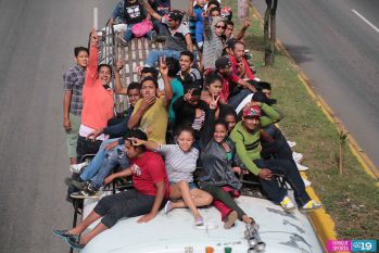 Caravanas del Norte del país entran a Managua