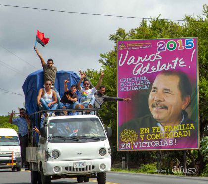 Caravanas de todo el país entran a Managua! Viva el 36/19!