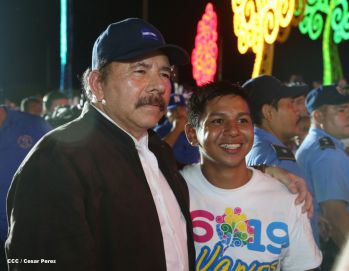 Nicaragua celebra el 36/19 en Plaza La Fé