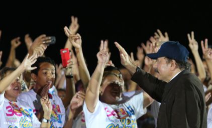 Nicaragua celebra el 36/19 en Plaza La Fé