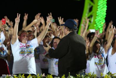Nicaragua celebra el 36/19 en Plaza La Fé