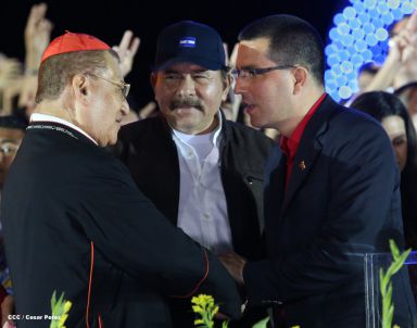 Nicaragua celebra el 36/19 en Plaza La Fé