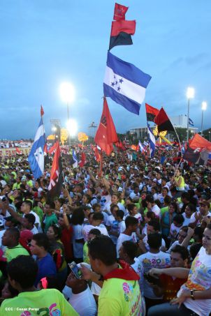 Nicaragua celebra el 36/19 en Plaza La Fé