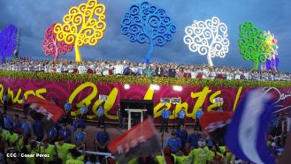 Nicaragua celebra el 36/19 en Plaza La Fé