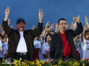 Nicaragua celebra el 36/19 en Plaza La Fé
