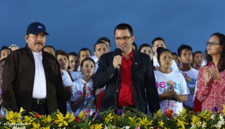 Nicaragua celebra el 36/19 en Plaza La Fé