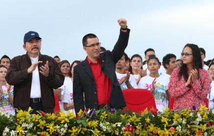 Nicaragua celebra el 36/19 en Plaza La Fé