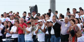Nicaragua celebra el 36/19 en Plaza La Fé