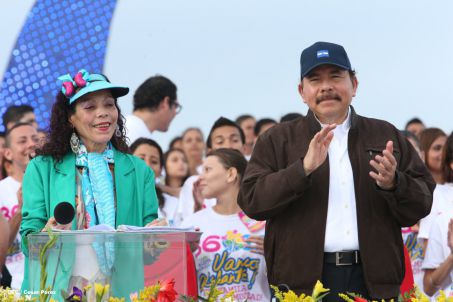 Nicaragua celebra el 36/19 en Plaza La Fé
