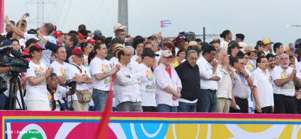 Nicaragua celebra el 36/19 en Plaza La Fé