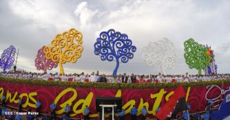 Nicaragua celebra el 36/19 en Plaza La Fé