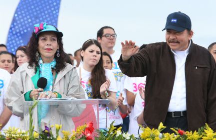 Nicaragua celebra el 36/19 en Plaza La Fé