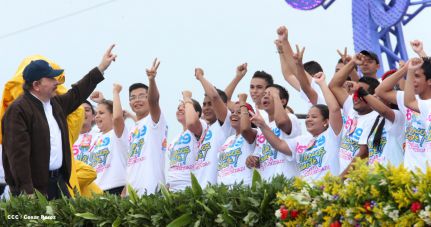 Nicaragua celebra el 36/19 en Plaza La Fé