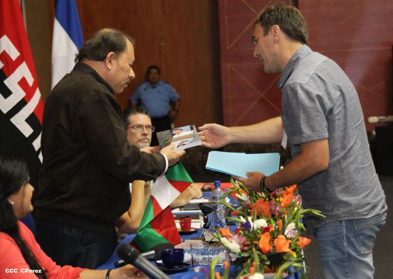 Presidente Daniel clausura III Encuentro del Comité Europeo de Solidaridad con la Revolución Sandinista