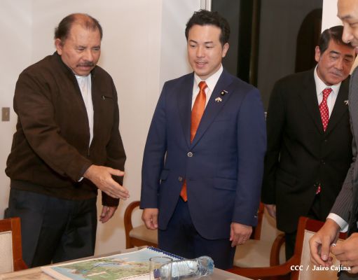 Presidente Daniel se reúne con vicecanciller de Japón, Takashi Uto