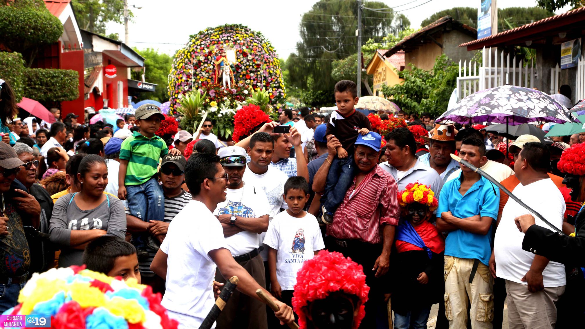 Nindirí celebra las fiestas de Santa Ana
