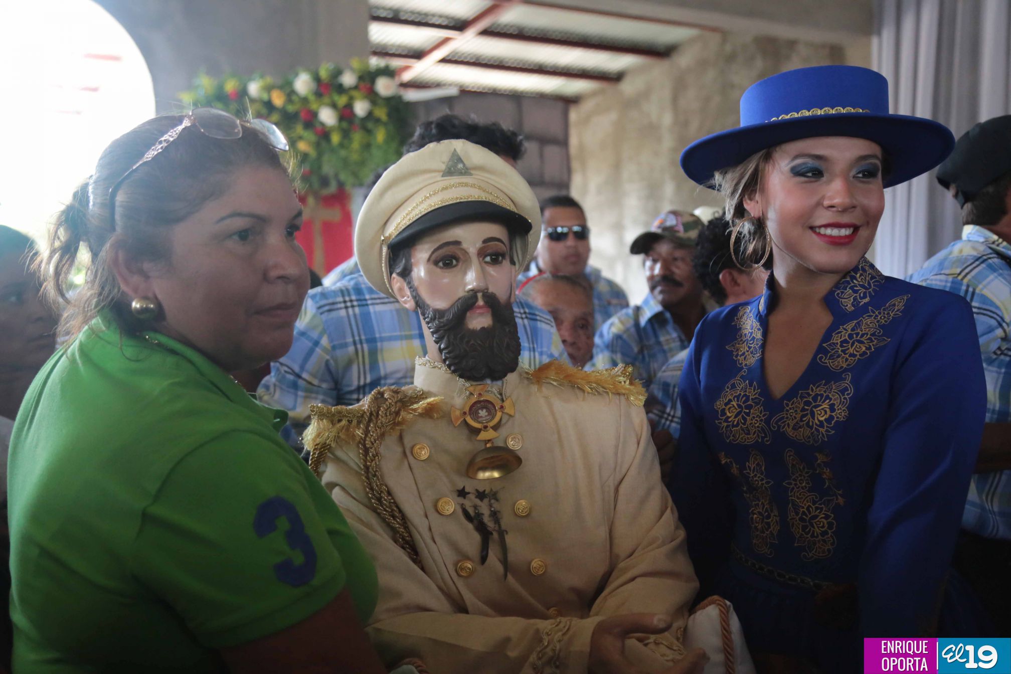 Nagaroteños celebran con algarabía y solemnidad a Santiago Apóstol