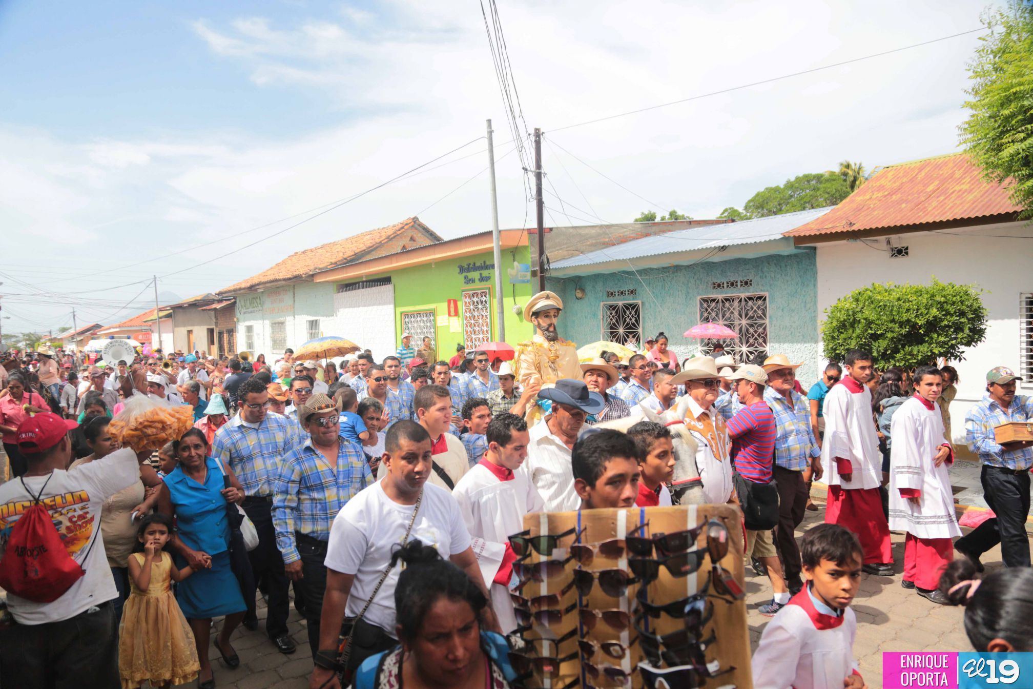 Nagaroteños celebran con algarabía y solemnidad a Santiago Apóstol